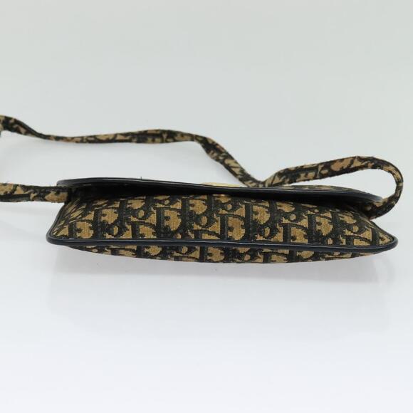 DIOR Trotter Canvas Shoulder Bag Navy - Picture 9 of 12